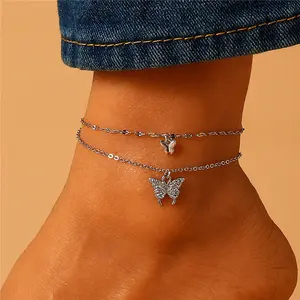Butterfly Airy Charm Anklet