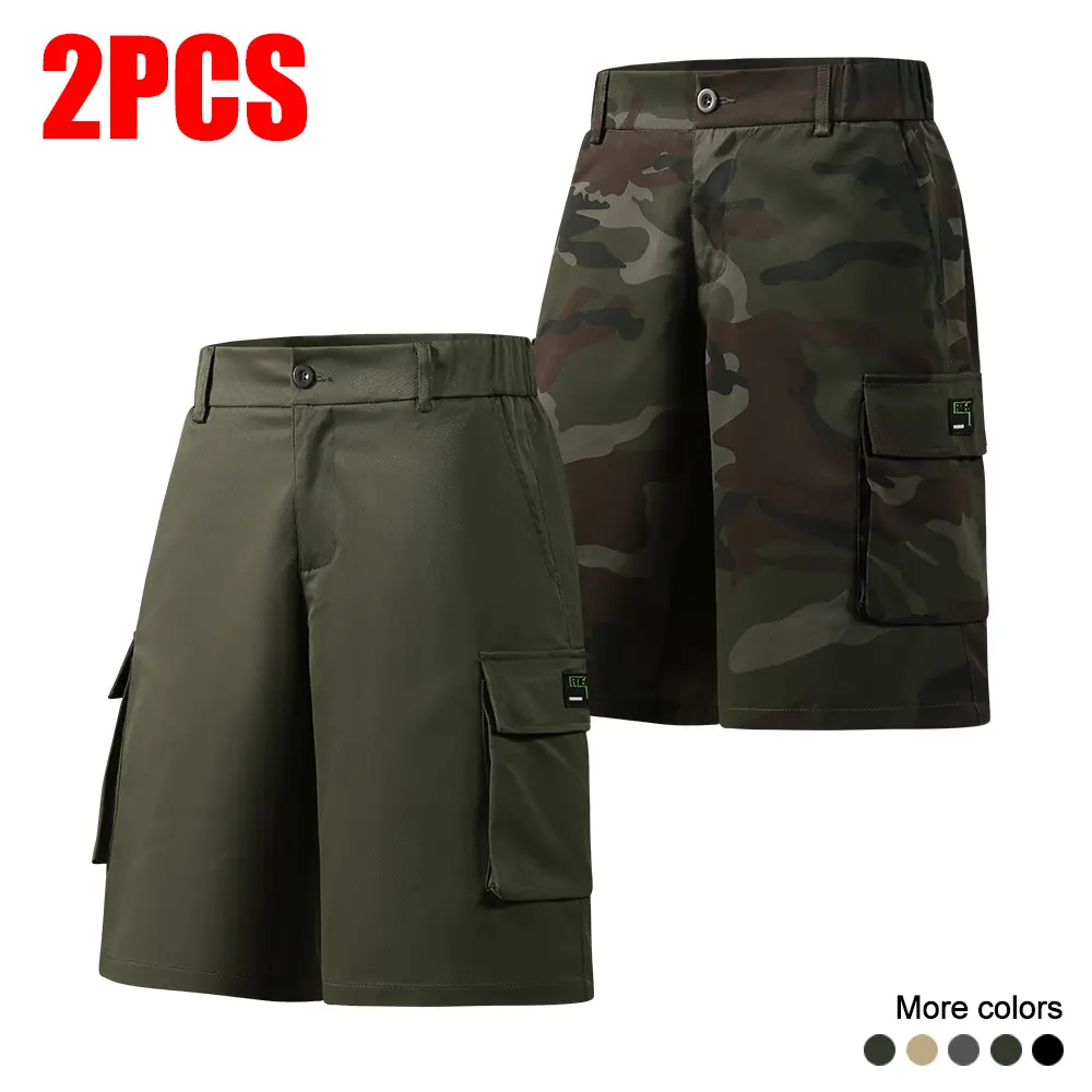 2 pcs - Green + Camouflage Green