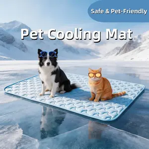 MIXJOY cooling pet Mat for Dogs Eco-friendly Anti-slip for All Size Dog No Electric&Gel Use in Crate Tunk Camping Outdoors Portable Machine Washable Durable #Summervibes tiktokshopspringglowup