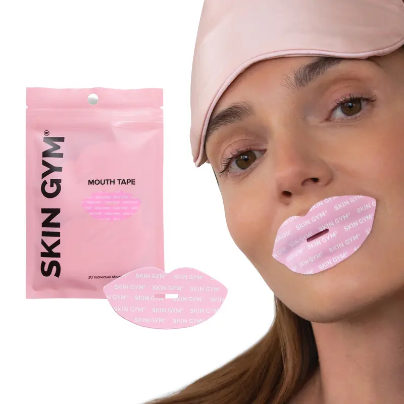 Skin Gym Mouth Tape for Sleep 30 Pack Overnight Mouth Taping | Nose Breathing Support Design & Comfortable Wear