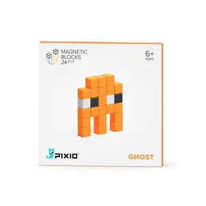 PIXIO Mini Monster Ghost - 24 Magnetic Blocks in 3 Colors