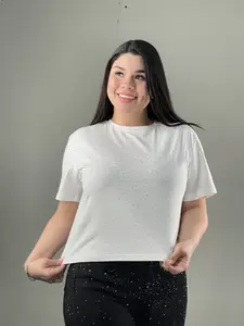 Lily's Rhinestone Top - Loose Fit
