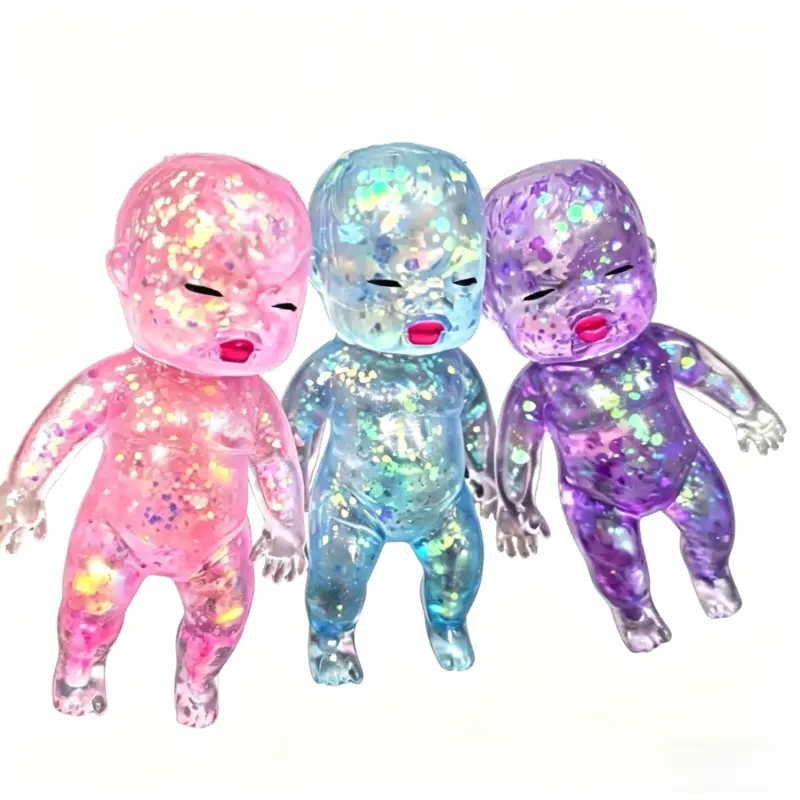 14cm Big Sparkle Gel Baby Squish Slow Rise Stress Relief Fidget Toy ideal holiday squishy
