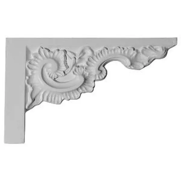 12 In. W X 7.87 In. H X .87 In. P Architectural Ashford Stair Bracket, Right