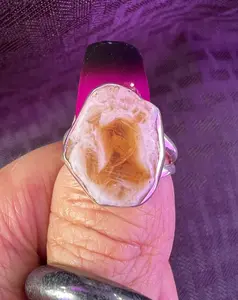 Citrine Ring Sz8 Freeform