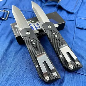 Durable Folding Knife for Camping - High-Density Steel Blade, Weather-Proof Handle, Lock for Wilderness Use