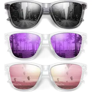 Sunglasses Womens Polarized Sunglasses for Mens Womens Retro Mirror Lens for Driving Fishing UV400 Protection