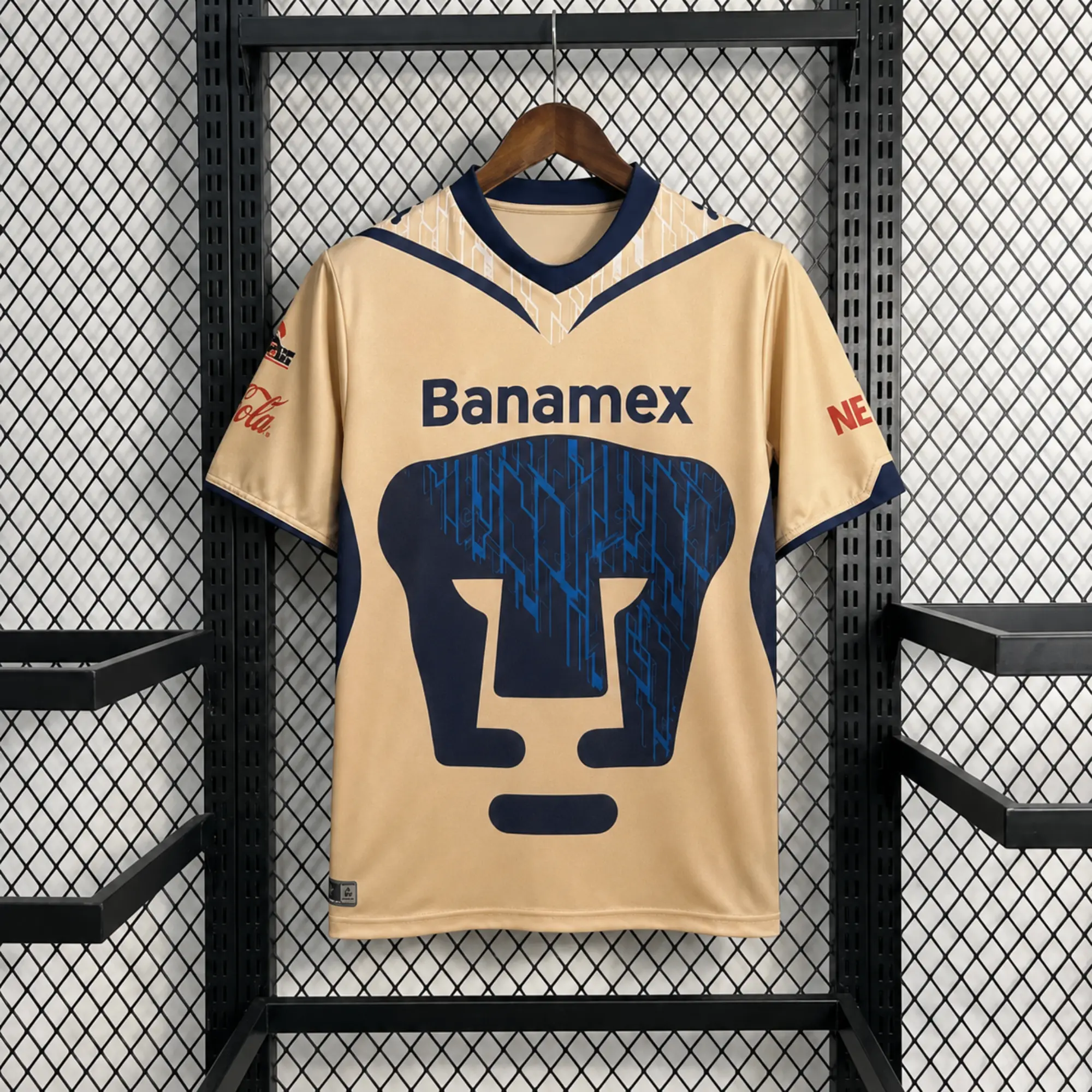 [Hot Jersey] - Pumas UNAM 2009-10 Third Soccer Jersey - Full Print Logo