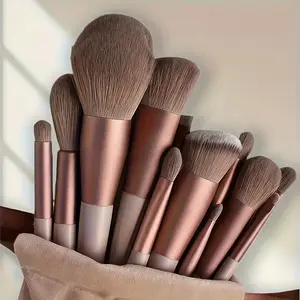 Professional makeup brush set, with soft bristles suitable for eyeshadow, foundation, highlighter, and other beauty applications