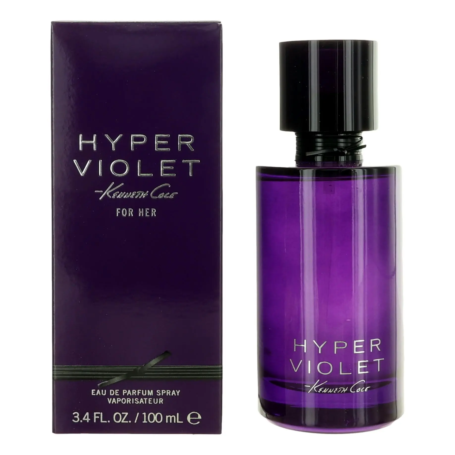 Hyper Violet Jasmine & Vanilla Perfume for Women, Floral Citrus Eau de Parfum with Cedarwood Notes, 3.4 oz Spray, Vanilla Scents, 3.4 Fl Oz, Bottle, Edp, Vanilla Base