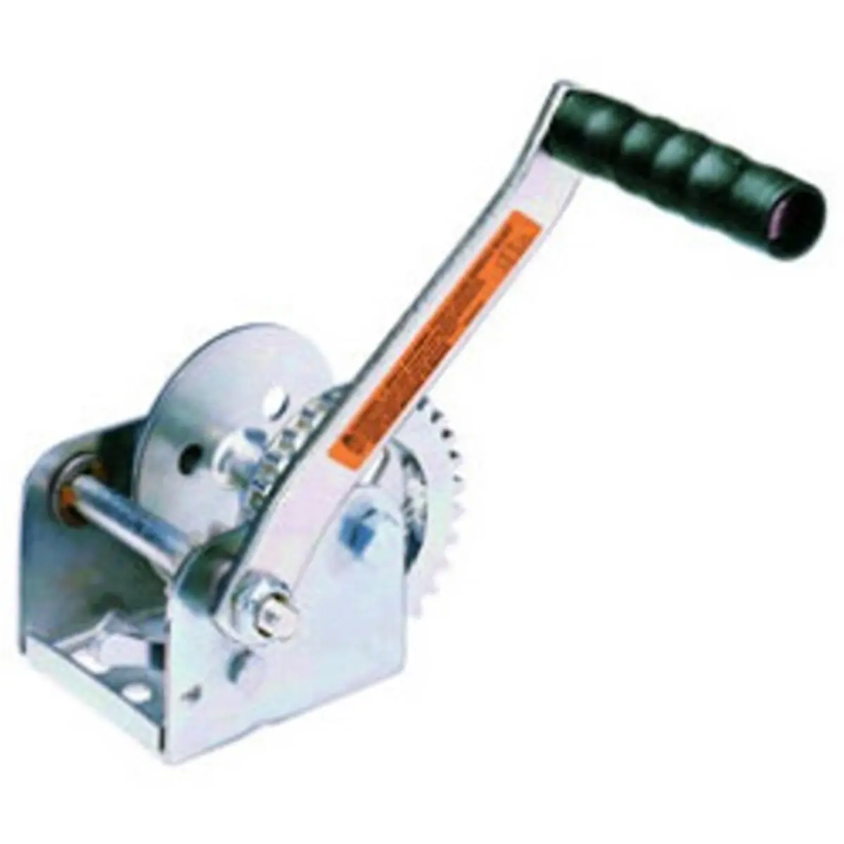 212 MAIN DL600A Ratchet Winch, 600 lbs Capacity, 4.1 lbs Weight, 4.6" H x 5.5" W x 8.199" L, Efficient Ratcheting, Molded Grip, Pulling Only, Steel Gears, Zinc Finish, 3.2:1 Gear Ratio, 5/32" X 61' Max. Drum Capacity