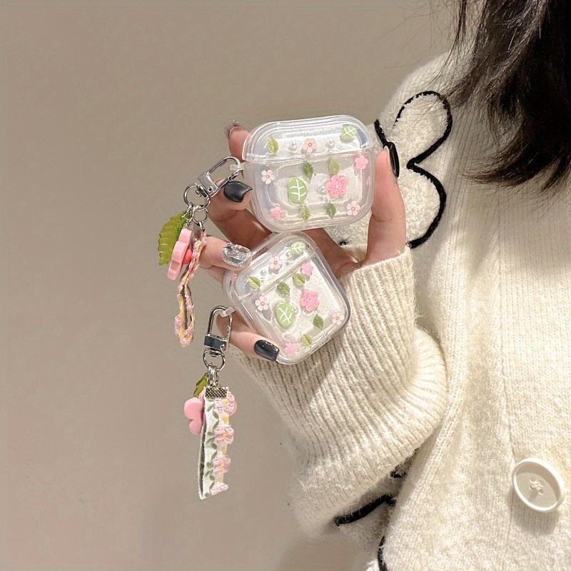 Epoxy Summer Flower Earphone Protective Case for AirPods Pro 1 2 or AirPods 1 2 3 4