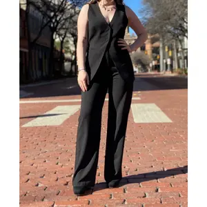 Black Wide Leg ‘Kahlani’ Trousers