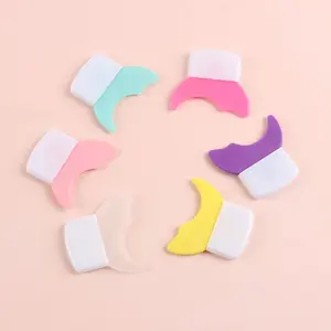 Eyeliner Stencils 6Pcs Reusable Silicone Eyeliner Aid Mascara Shield Eyeliner Eyelash Eyeshadow Lipstick Applicator Guide Tool Multifunctional Eye Makeup Tool Easy to Use