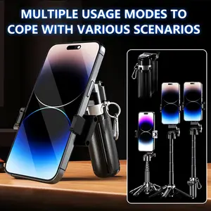 Mobile Handle Tripod Selfie Stick Photography Tool, Handheld Stable Shooting Assistant, Multi-Functional Travel Portable Stand, Tripod Stabilizer