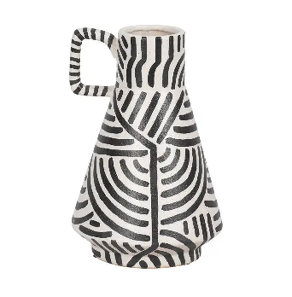 Garnettway Black Vase 10"(in)