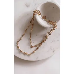 Layered Chain Link Necklace