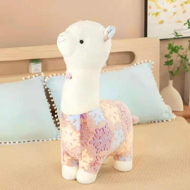 Cute Plush Llama Toy, Soft Home Decor, Filled Animal Suitable for Kids Room, Holiday Gifts, Living Room Perfect Gift Fun Animal Collectible