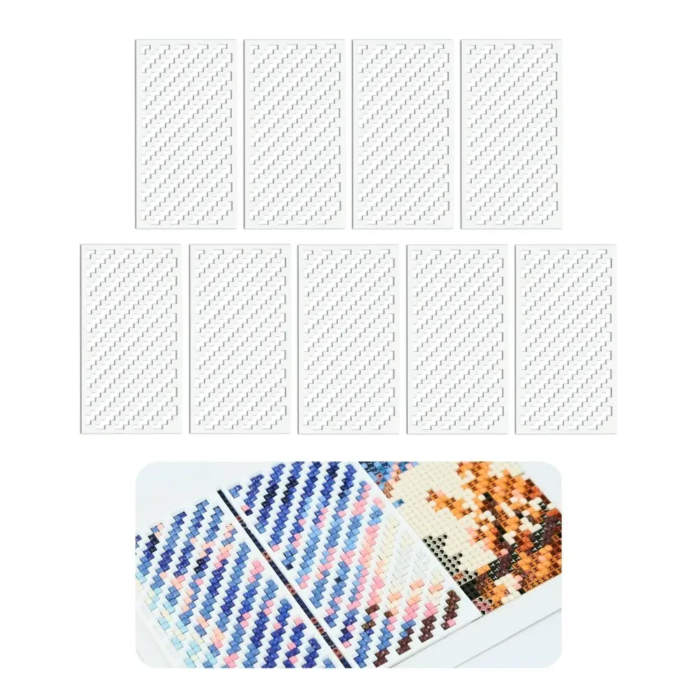 Diamond Painting Zigzag Rulers, 9pcs Diamond Art Tools & Accessories, Ideal for Beginners, Beginner friendly, Perfect Fit for Square Kits, Aligns Drills Accurately, DIY Crafting Tools