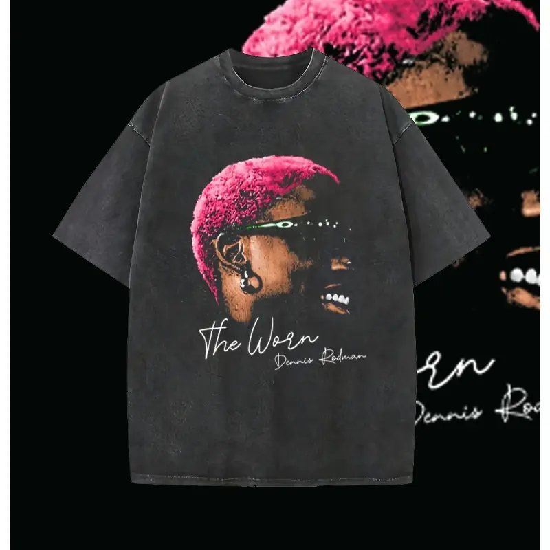 VINTAGE TEE |   DENNIS RODMAN Shirt, Basketball Graphic Tee, Y2k, Unisex T-Shirt, Gift For Men Women Menswear Top Streetwear
