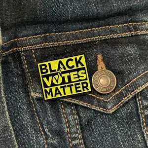Black Votes Matter 1.5" Soft Enamel Pin