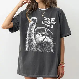 Retro Carl Viva La Revolucion Dungeon Crawler Shirt, Princess Donut Tee, Shirt for Book Lover