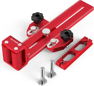 Gohelper Thin Rip Jig Safety One Way Roller Bearing Table Saw Jig Guide for Repetitive Narrow Strip Cuts, Fits 3/8" x 3/4" T Slot & U Slot, 1/4" x 3/8" T-Slot, Works with Table Saw, Band Saw & Router Table