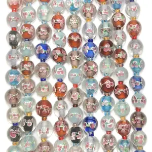 Handcrafted Lamp-Bead Flowers 1