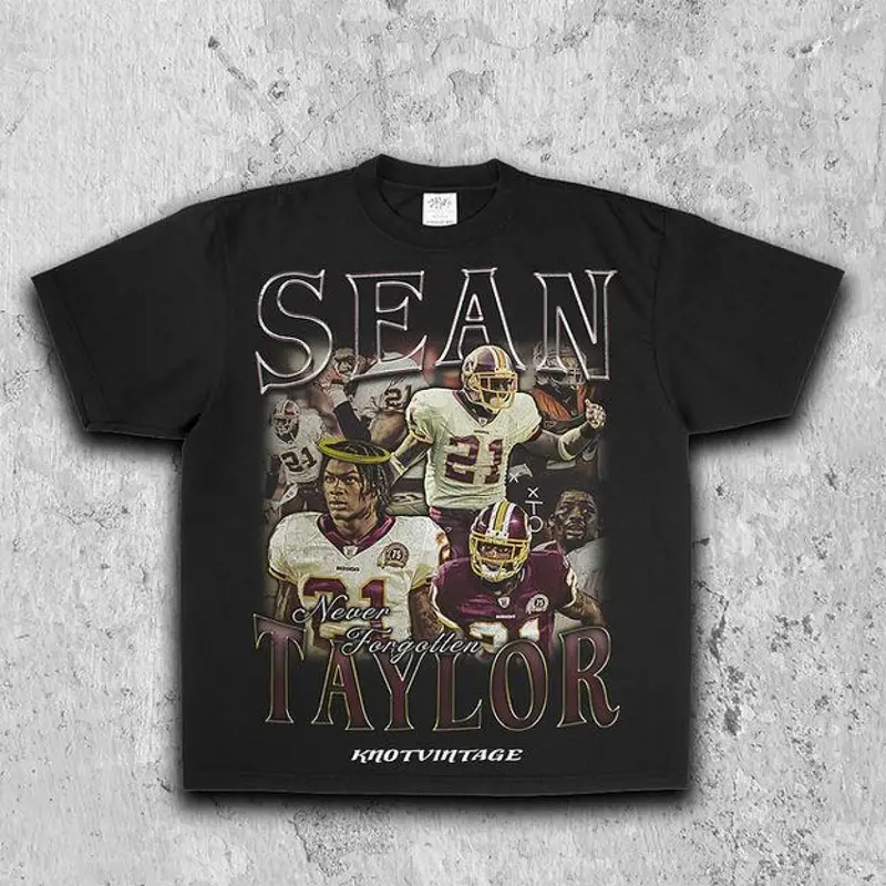 Sean Taylor Tee |   Vintage Tee |   Men's Graphic T-Shirt |   Gift For Fan