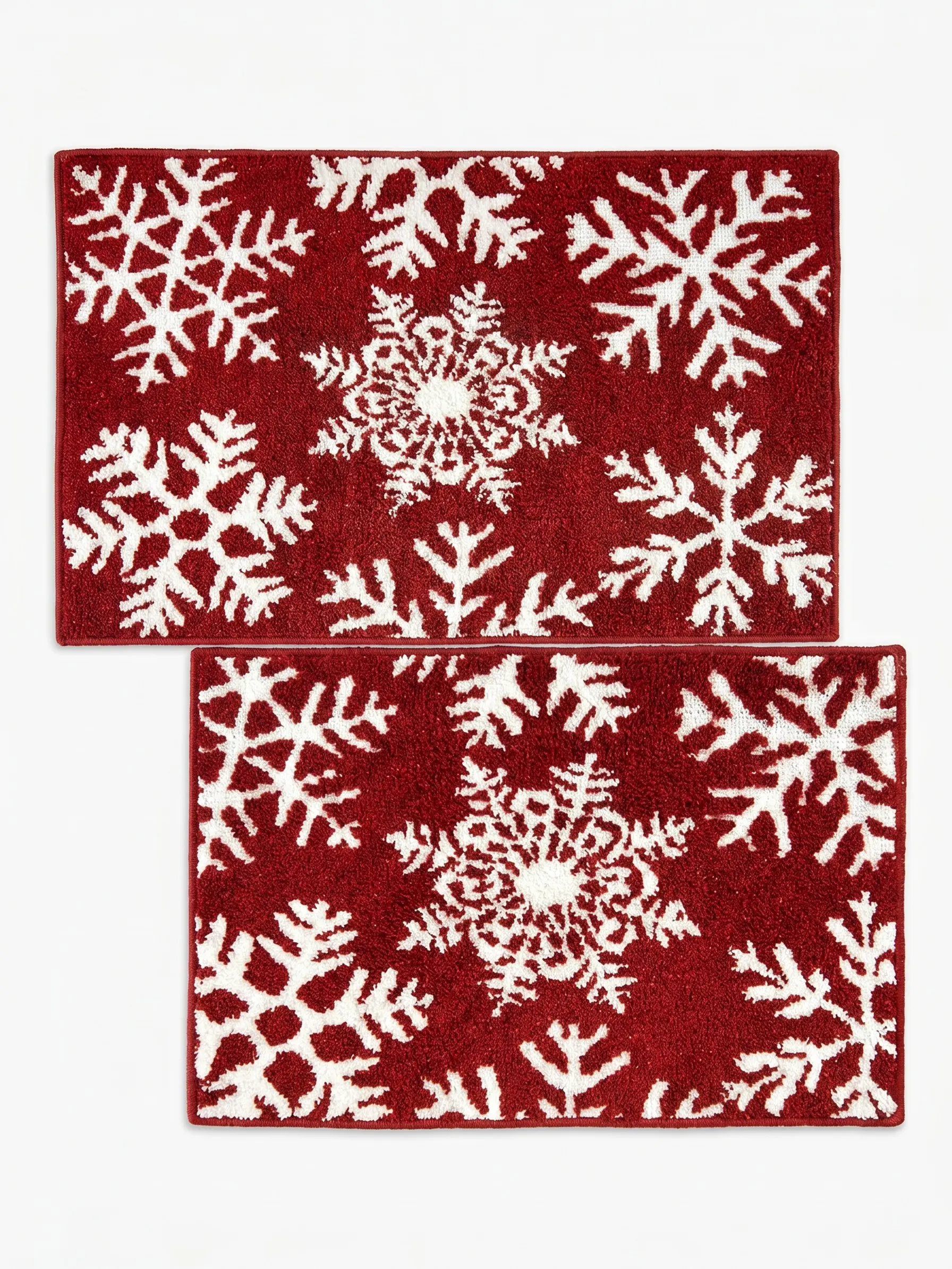 LANE LINEN 1-Piece Fluffy Cotton Bath Mat Set - 17"x24" Colorful Rectangular Linen-Cotton Rug, Cushiony Thick Pile, Extra Soft, Absorbent, Drip-Resistant, Premium Non-Slip Rubber Backing, Machine Washable for Tub, Shower, Toilet, Laundry