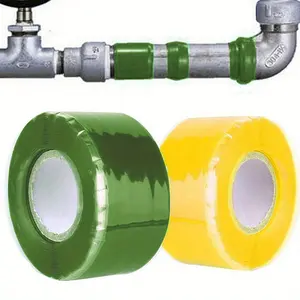 High pressure and high temperature waterproof tape self-adhesive silicone tape insulation multi-purpose pipe repair self-adhesive tape