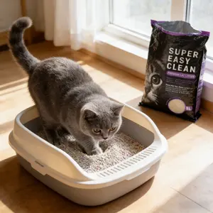 5L Premium Lavender Bentonite Cat Litter | Fast Clumping & Odor Control