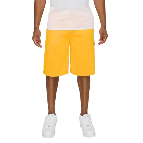 VICTORIOUS RESTRICT Men's Cargo Sweat Shorts in Heavyweight 370GSM Knitted Fleece, Oversized Baggy Streetwear Fit with Drawstring, Knitting, Menswear, Pockets