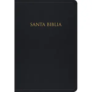 Santa Biblia: Reina-valera 1960 para regalos y pemios negro imitación piel