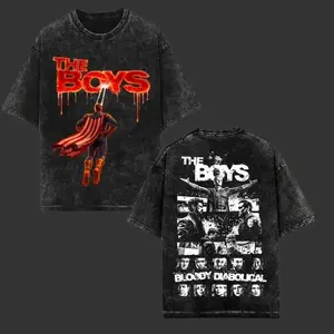 Homelander The Boys Season 5 T Shirt, Unisex Mineral Washed Shirt, Graphic Tee Movie, Vintage washed shirt, 2026 TV series merch