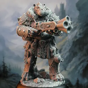 Giff Dragon Hunter - Olamize Tartt | 3D Printed Miniature | DM Stash