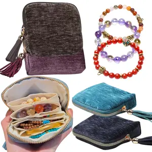 Stop Throwing Your Jewelry in Your Bag, This Compact Travel Jewelry Case Keeps Everything Separated & Protected – CHIMORY 2026 New Tassel Travel Jewelry Case, Perfect Mother’s Day Gift