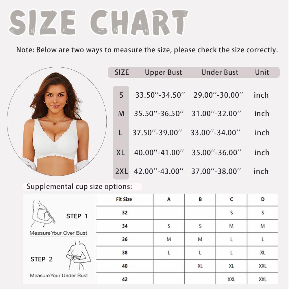 FINETOO Women’s Seamless Bra Wide Strap Soft V-Neck Brassiere Scalloped Edge Low Cut Full Coverage Everyday Bra S-XXL SpringStatements FINETOO Women’s Seamless Bra Wide Strap Soft V-Neck Brassiere Scalloped Edge Low Cut Full Coverage Everyday Bra S-XXL SpringStatements