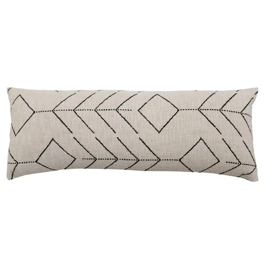 Chevron + Diamond Pillow