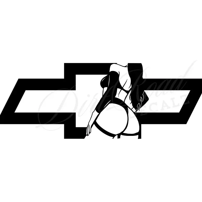 Logo Girl Truck Decal - Car and Truck Sticker
