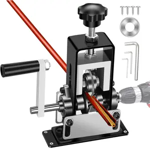 Scrap Copper Wire Peeler – Hand Crank & Drill Powered 2-in-1 | Adjustable for Thin 1mm up to Thick 25mm Cable | Recycle More Profit