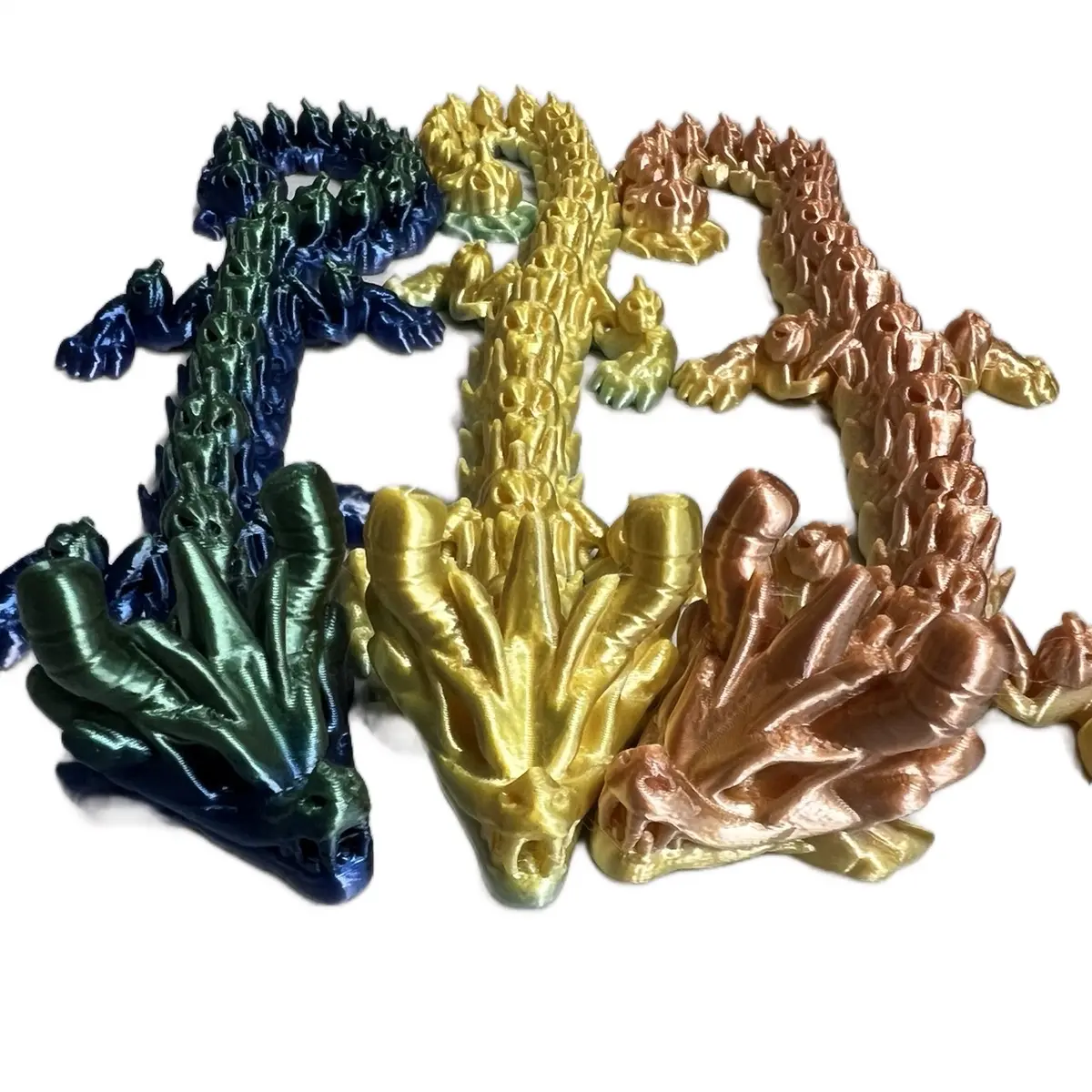 Pumpkin Dragon Halloween articulated Figurine Decor Scary