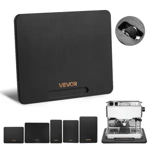 fathersdaygift VEVOR Appliance Slider, Small 10.5x 13-inch, Rolling Sliding Tray with Silent Rubber Wheels Hollow Handle, Easy to Clean, Appliance Rolling Tray for Coffee Maker, Kitchen Countertop, Black
