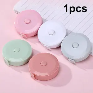 Portable Mini Retractable Tape Measure 150cm (60 Inches), Dual Sided Scale, High Precision, Soft Flexible, Home Use for Clothing and Height Measurement