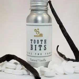 Natural Vanilla - TOOTH BITS toothbrushing tablets