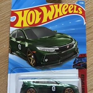 2026 Hot Wheels 2018 Honda Civic Type R Green 3/10 Case F 11/250 New in Box