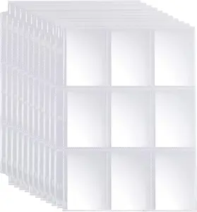 JIQEZNL 9 Pocket Page Protector - 648 Pockets Premium Double Side Trading Card Sleeves Pages for 3 Ring Binder, Standard Size Card Sheets Protectors