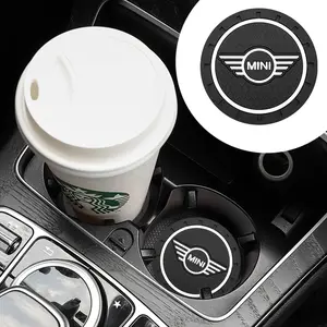 1/2/4pcs Car Cup Mat Anti-slip Bottle Holder Coasters for MINI R55 R56 F55 F56 R57 R58 R59 Cooper One JCW Clubman Countryman