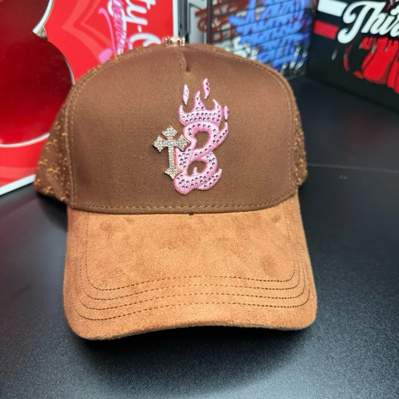 Barbas Hats B Cross Brown Pink