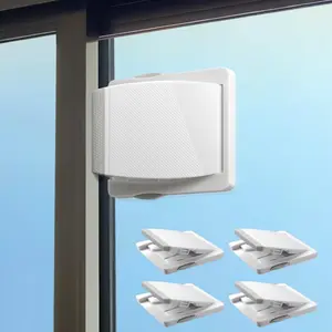Sliding Door Lock,  Pack Child Safety Sliding Glass Door Lock for Sliding Glass Doors, Sliding Windows, Sliding Closet, etc. Easy to Installation Provides More Security for Your Baby and Pets